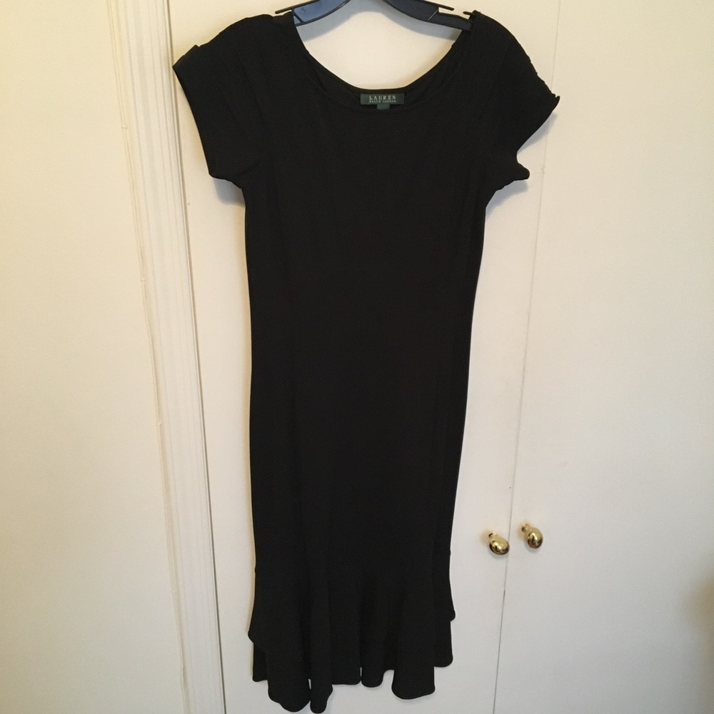 Ralph Lauren Black Shift Dress 6